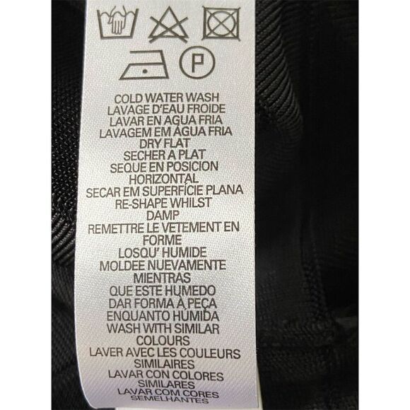 French Connection Bodycon Gray Striped Dress Size 10 Knee Length - Picture 5 of 13